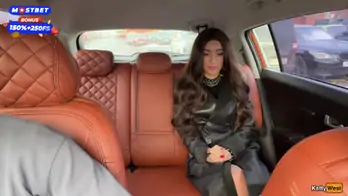 Rocker chick fucks taxi driver to avoid being late for rock festival