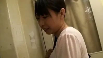 Small and pointy breasts look amazing in down blouse video