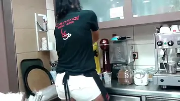 Sexy barwoman