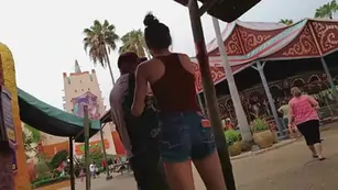 Hottie at the carousel