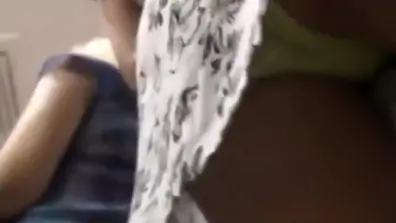Perky butt wearing colorful panties