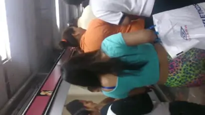 En el metro