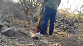Desi aunty outdoor village sex with village outdoor