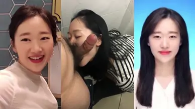 Yi yuna blowjob in restroom and pussyfucking
