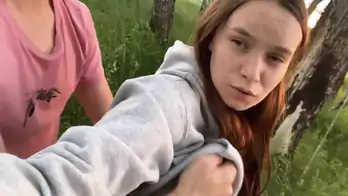 Best hot fucking hard my best friends hot girlfriend in forest while he setting up a tent and