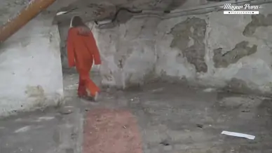 Blonde prisoner nesty gets her pussy satisfied