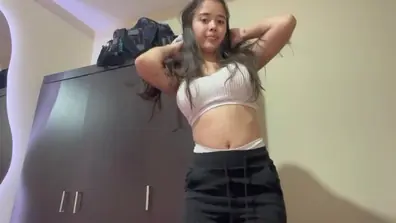 Your stepdaughter does a striptease