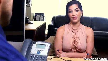 Kitty fucks hard for her job