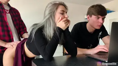 Hardcore cuckold s girl next door to cumload on her slutty face with eva elfie