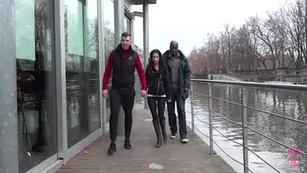 She is facesitting on her lover while a black dude fucks her tight asshole