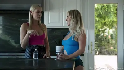 Kay lovely slimthick vic lesbian trainer 2 2 dripping in sweat