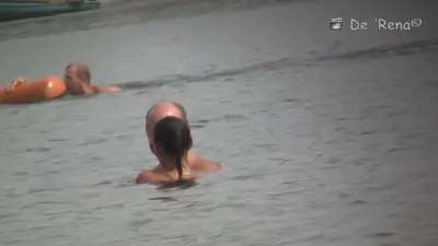 Mature women completely naked sunbathing on the beach