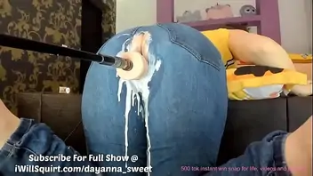 All lesbians making out with plumber in jeans