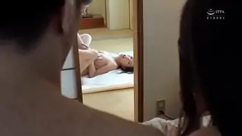 Cheating young wife with little brother japanese