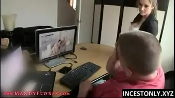 Daddy watching porn