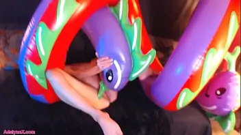 Inflatable plug teen anal