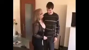 Mom cleaning son fuck german