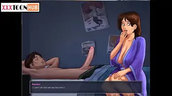Mom fucked by her son in the bedroom
