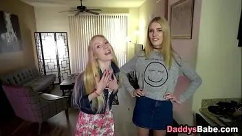 Mom watches dad fuck daughter and her friend