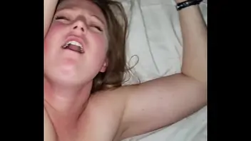Sitting on the cock and getting her strong orgasm